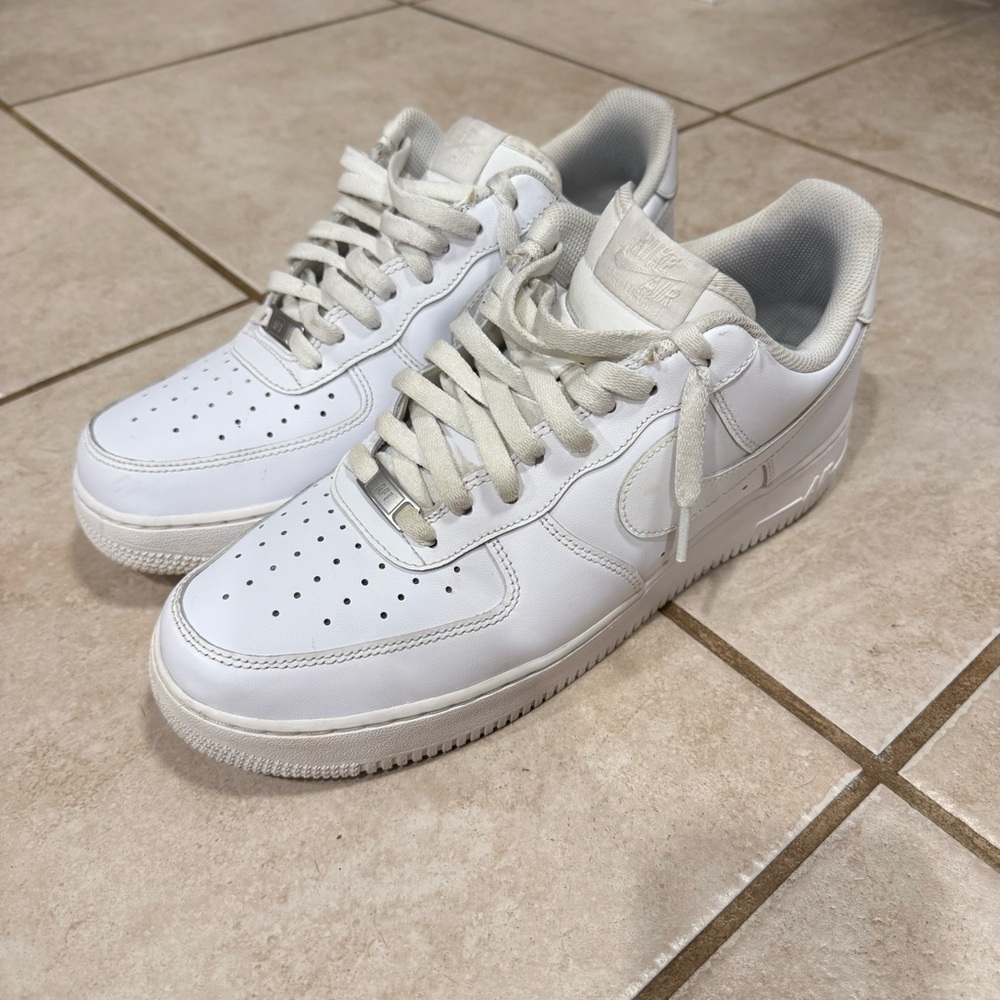 Air Force 1 White Low-Top Sneakers